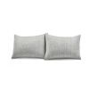 cKing Size 3-Piece Reversible Cotton Yarn Woven Coverlet Set in Grey Cream