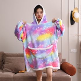 Adult Hooded Animal Fleece Warm Pajamas Flannel Blanket Nightgown Women Pullover Sweater Soft Comfortable Spring Autumn Winter (Color: 20, size: One Size)
