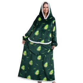 Adult Thick Hooded Animal Nightgown Women Flannel Pajama Fleece Warm Blanket Cute Pullover Soft Comfortable Spring Autumn Winter (Color: 13, size: One Size)