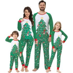 Family Matching Christmas Pajamas Set Holiday Santa Claus Sleepwear (size: Kid 9T)